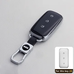 Premium Keychain Cover Shell | Stylish Car Key Accessory - Fit  Galaxy (Style 3 - Black)