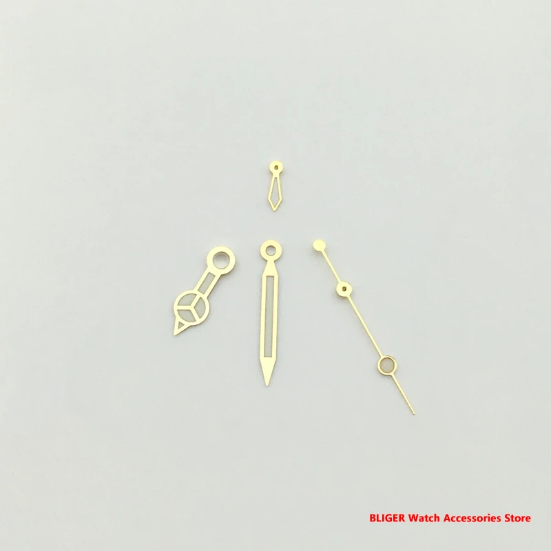 

Часы с зеленой стрелкой BLIGER NH34 GMT подходит для NH34 NH35 NH36 MINGZHU2813 PT5000 механизм