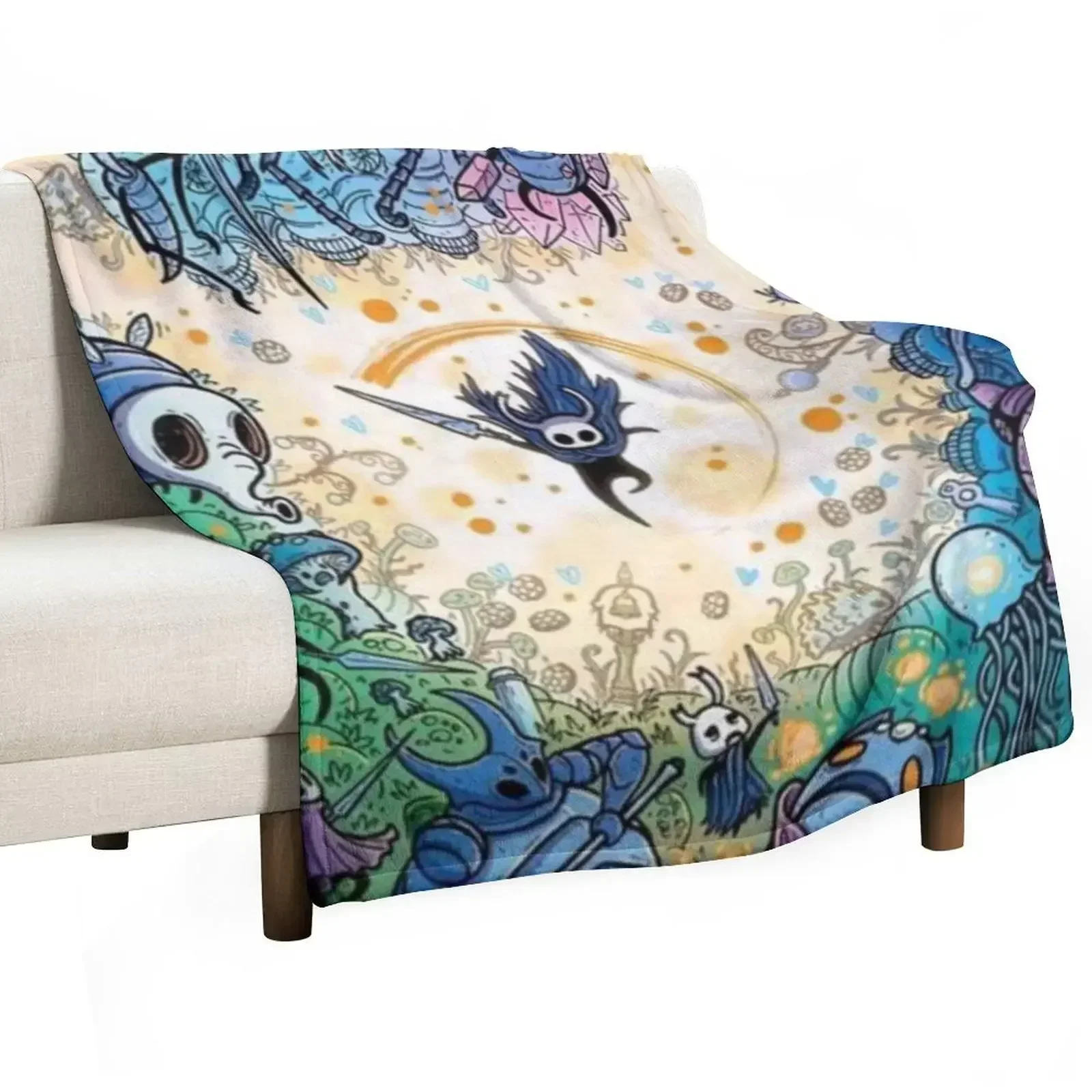 

Hollow Knight Throw Blanket Flannels for babies Soft Beds Picnic Blankets