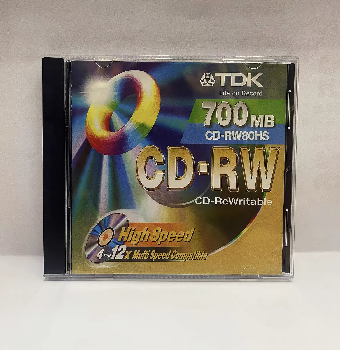 

Перезаписываемый CD CD-RW 80HS 700MB 4-12X, 1 шт.