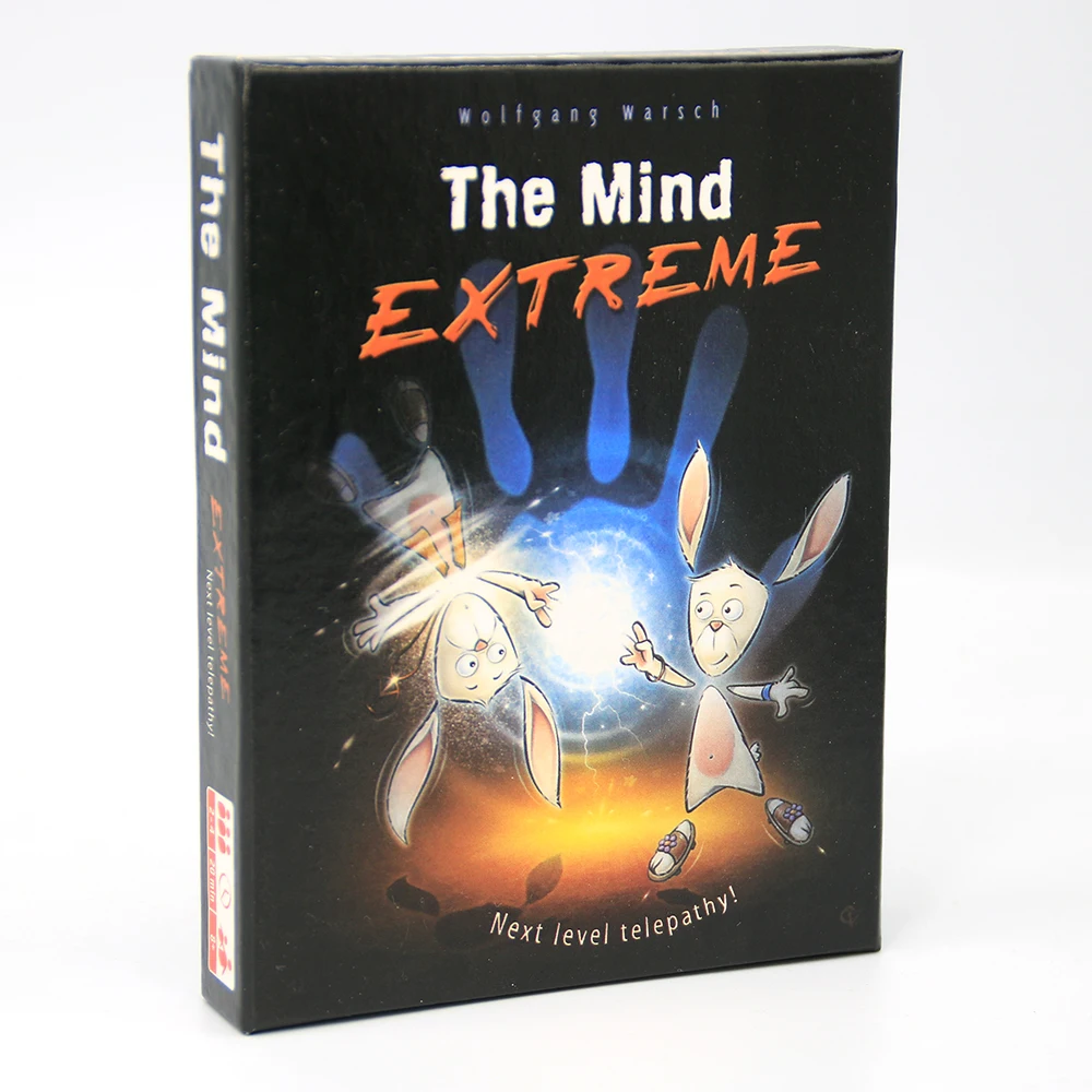 The Mind Card Game and The Mind Extreme Expansion Set Wolfgang Warsch Fun Cooperative Game for 2-4 Players Strategy English card games