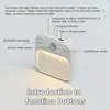 4 Pack Motion Sensor LED Night Light Rechargeable Stick-on Magnet Night Lamp for Bedroom Stairs Cabinet Hallway Kitchen Lights 2