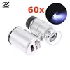 60X Illuminated Microscope Portable Handheld Jeweler Magnifier With LED Light Mini Pocket Magnifying Glass For Home And Office 1