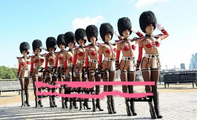 The Royal Guard theme crazy horse show party costume gogo dancer