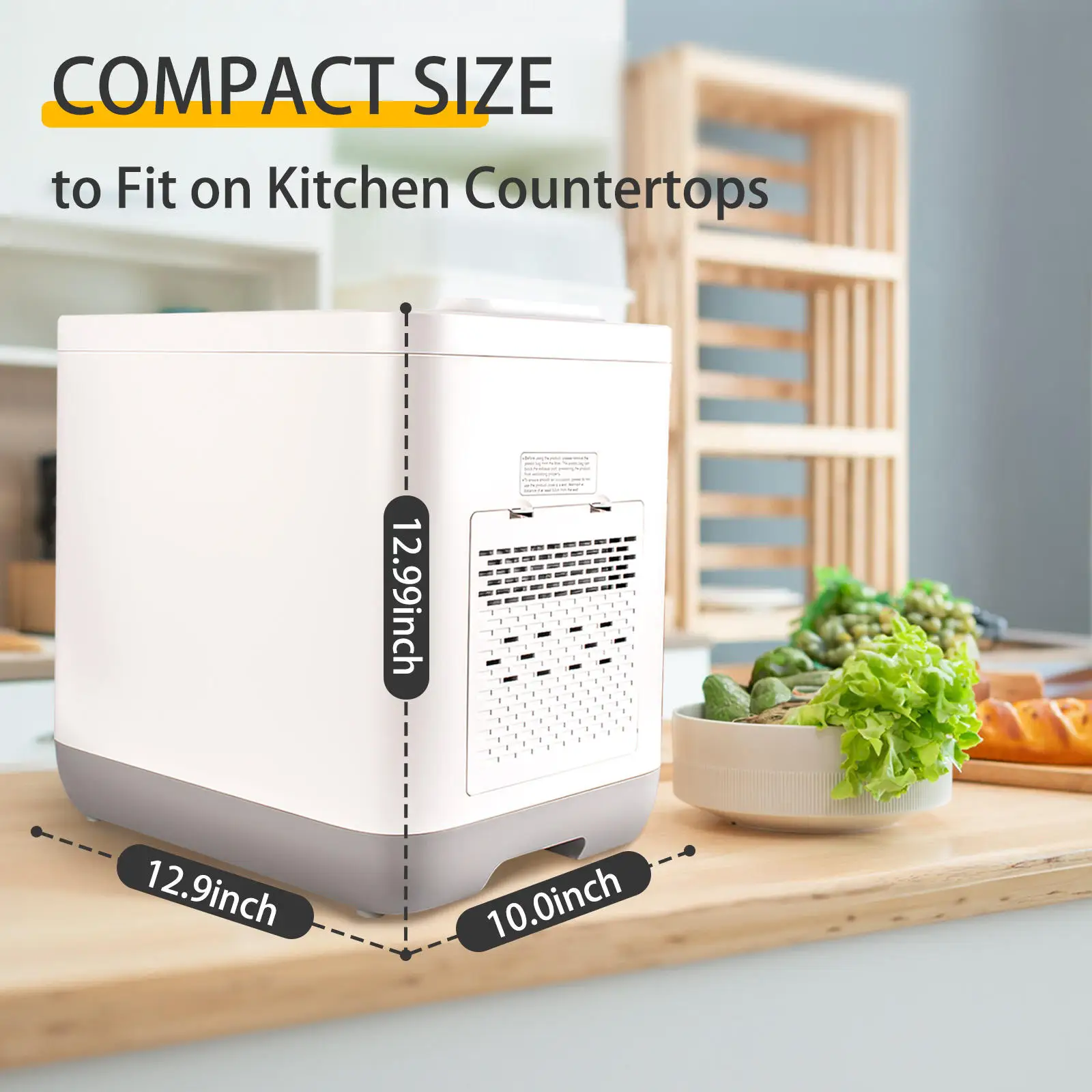 Smart Kitchen Food Garbage Disposal Electronic Waste Food Recycling Machine Composting For Home Food Waste Processor 3