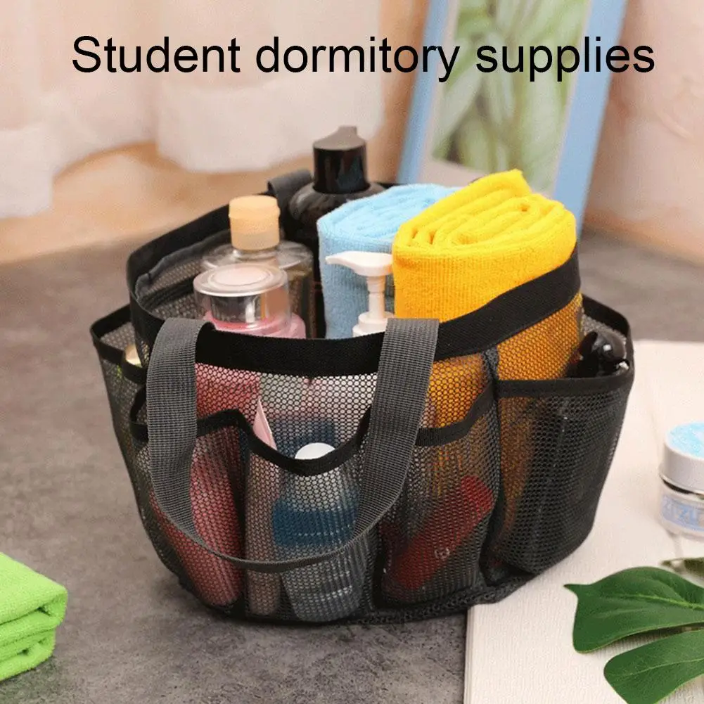 Toiletry Bag Travel Storage Cosmetic Pouch Tote Mesh Makeup Bag Shower Zipper Organizer Large Capacity Case Girl Cosmetic Pouch
