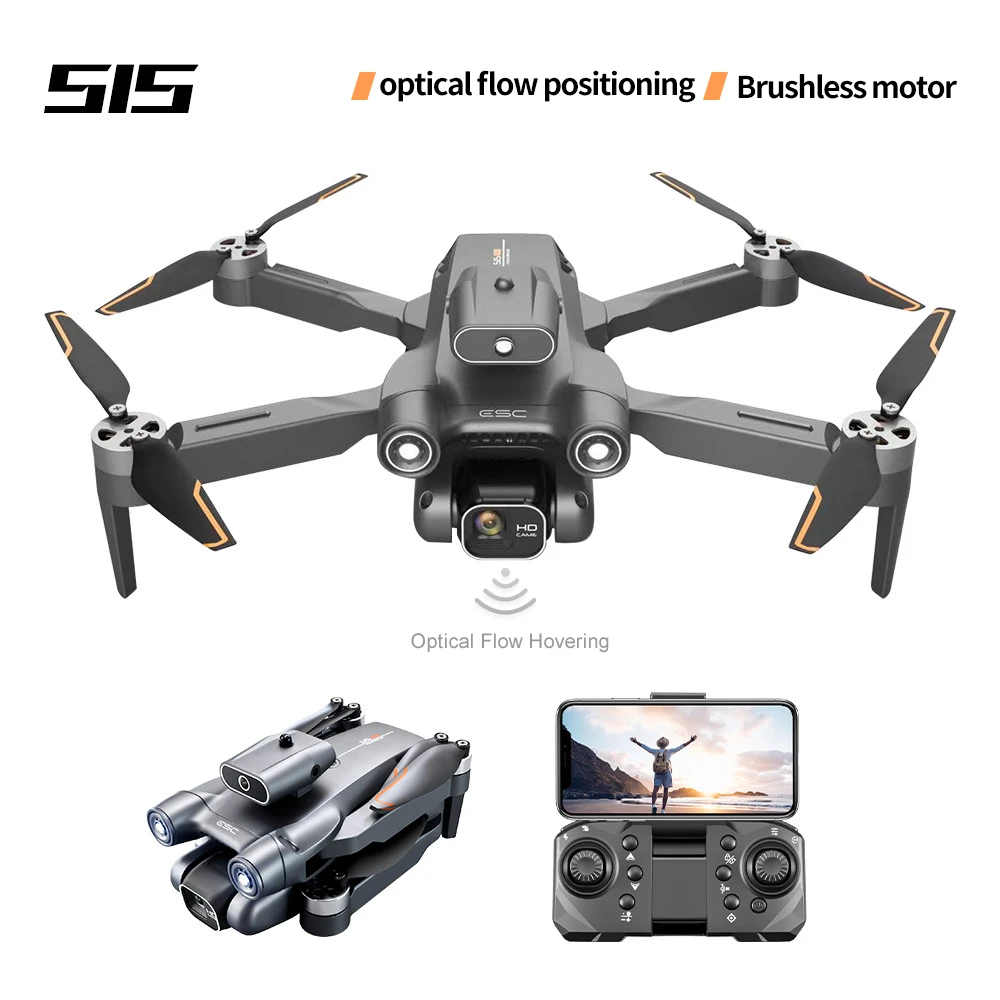 S1S Easy Fly Mini Drone VR RC 4K EIS Camera Obstacle Avoidance Aerial Photography Brushless Folding Quadcopter Toys Free Return