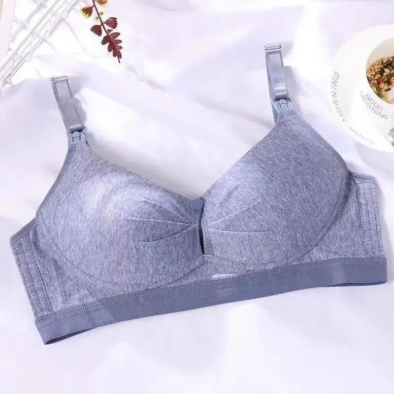 Nursing Bra Underwear for Pregnant Women Without Steel Rings Gathering Bra for Postpartum Breastfeeding  Maternity Bra 6
