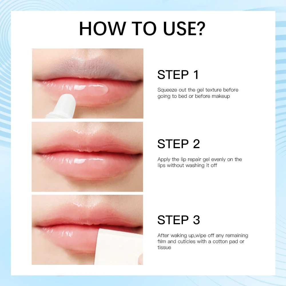 Lip Balm 2pcs Moisturizing Lip Repair Gel For Dry Lips