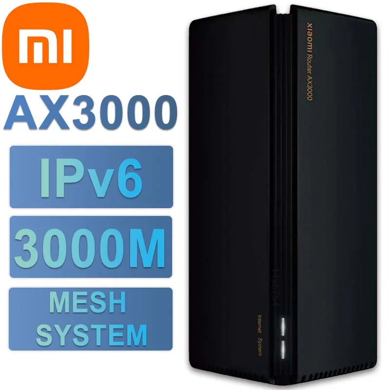 Xiaomi AX3000 Whole Home Mesh Wi-Fi 6 (2-Pack) -Black