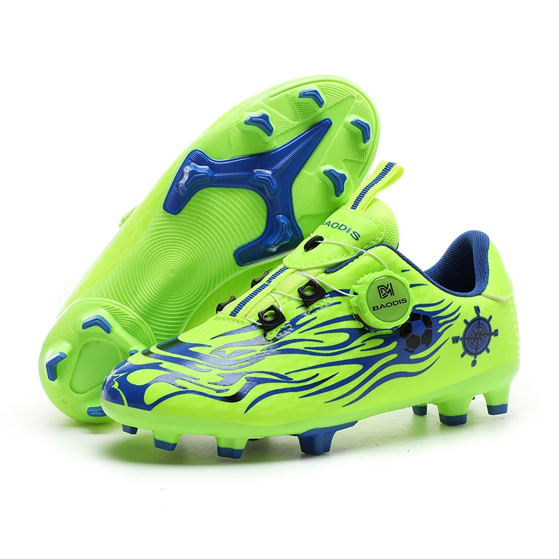 

Children Professional Football Trainers Artificial Grass Training Soccer Footwear Boys Girls Football Soccer Shoes for Kids X302