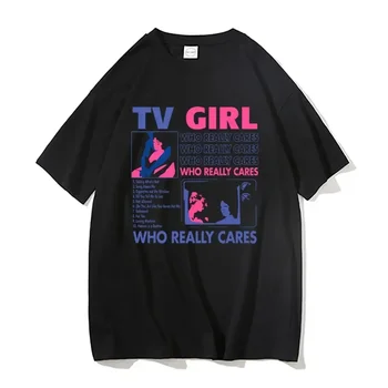 Trend Tv Girl Lovers Rock Song Stampa T-shirt Uomo Donna Hip Hop T-shirt oversize T-shirt manica corta Streetwear Top Tee 1