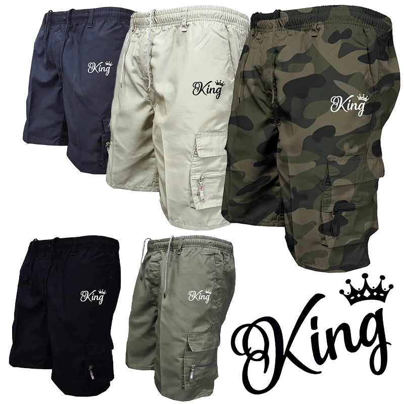 2023 Trending Men's Loose Casual Tooling Shorts Multi-pocket Summer Outdoor Sports Shorts bxyichen original pants summer multi pocket function wind tooling shorts black tide brand hip hop loose casual five point pants