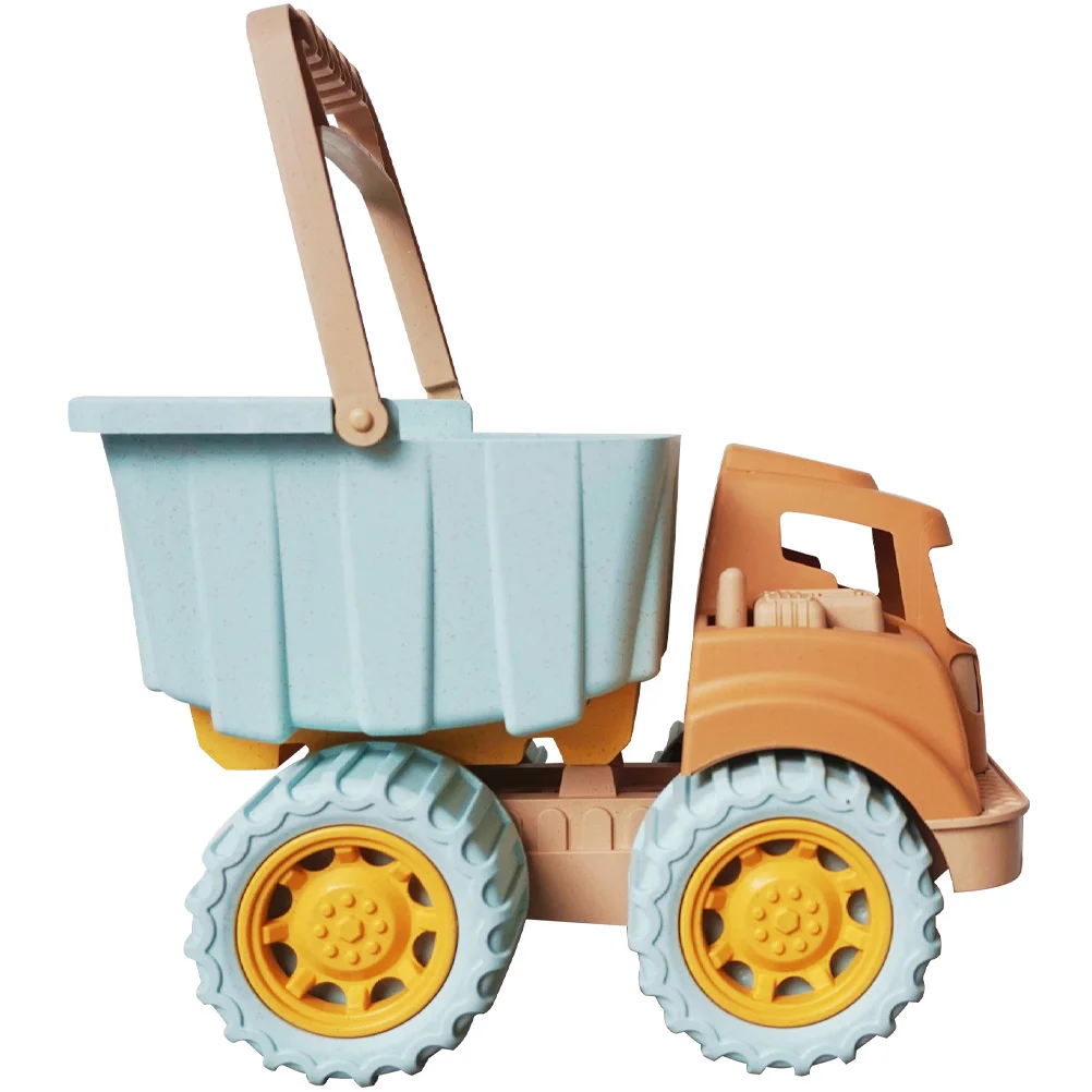 Children's Dump Truck Sand Toys Tipper Car Beach Plastic Toddler Kids Excavator Construction Trucks 5