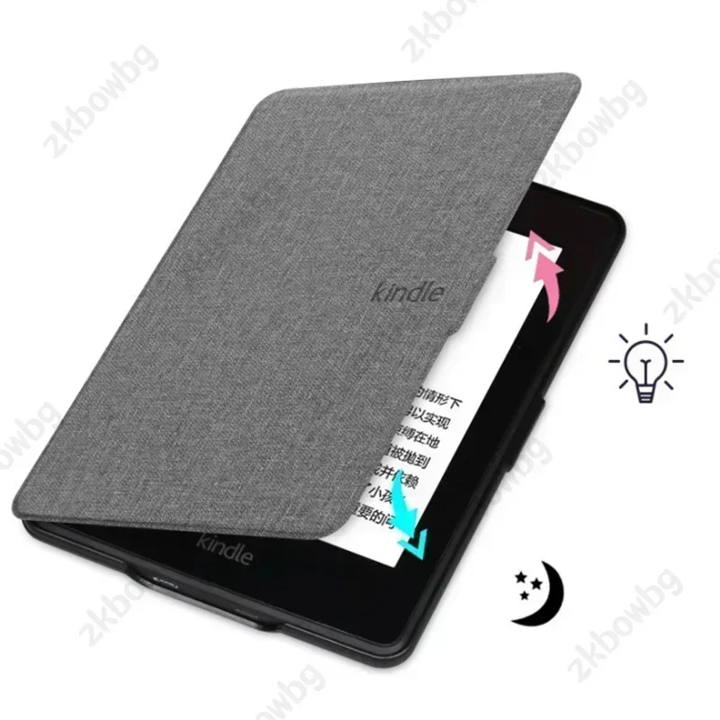 Premium Magnetic Smart Fabric Cover for Kindle Paperwhite - Sleek and Durable Protection