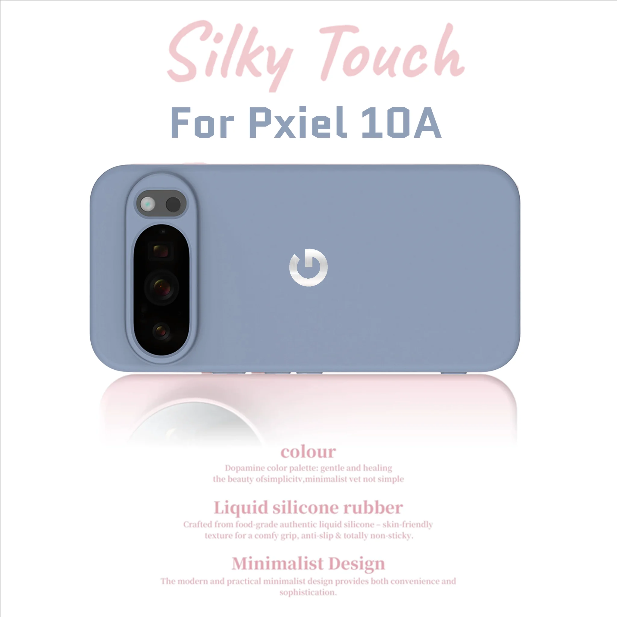 Premium Macaron Color Liquid Silicone Soft Case - Anti-Drop Protector Cover