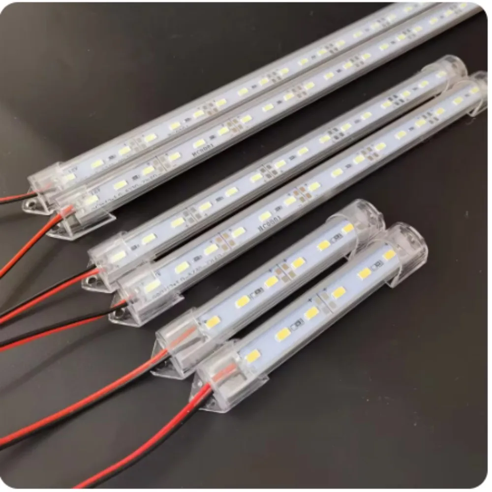 5630 24V LED Kitchen Under Cabinet Strip Lights Rigid Hard Bars Closet Tube Lamp