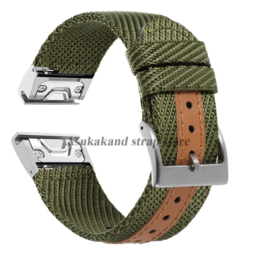 Durable Quick-Release Nylon Watch Strap - Canvas Bracelet, Various Sizes