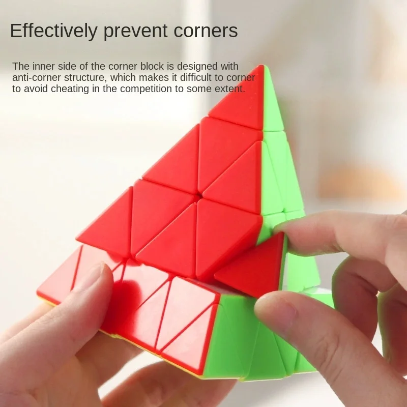 Pyramid Magic Cubes Smooth and Easy to Twist Racing Game-Specific High-Order Magic Cubes Triangle Magic Cubes Shaped order