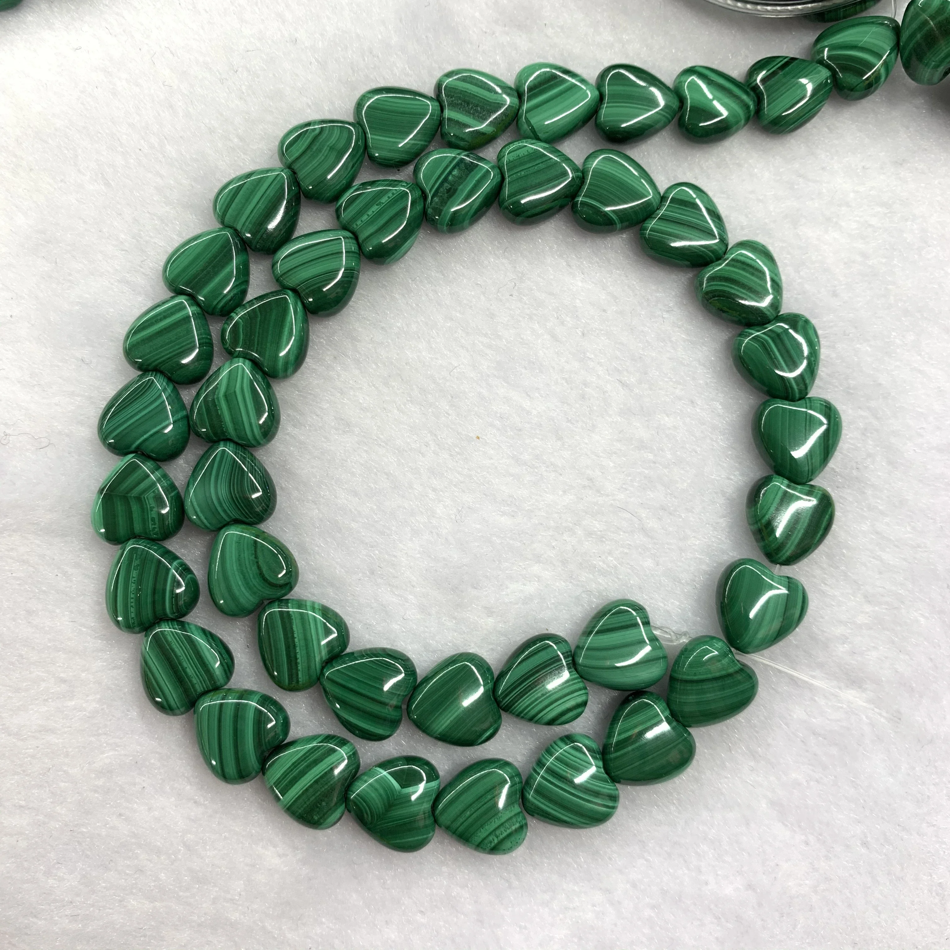 

Heart shape malachite stone beads natural gemstone beads DIY loose beads for jewelry making strand 15 inches wholesale !