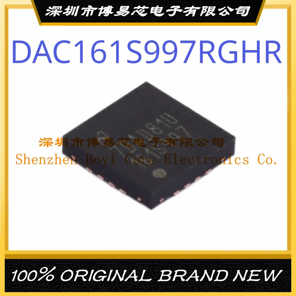 DAC161S997RGHR package QFN-16 New Original Genuine Digital-to-analog Conversion Chip DAC dac8830idr dac8830cdr dac8830 original genuine ic chip 16 bit dac digital to analog converter