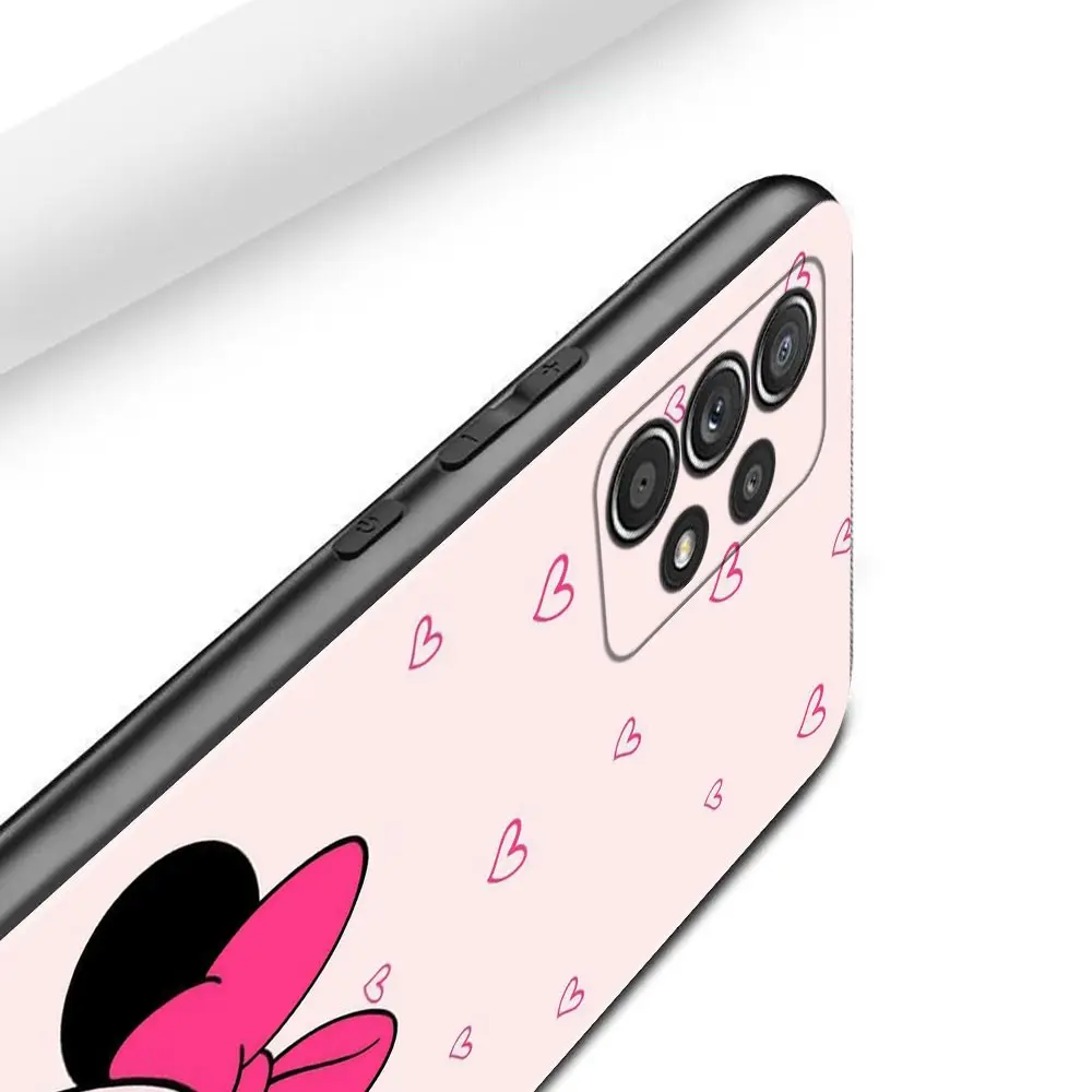 Phone Case For Samsung Galaxy A51 A12 A71 A41 A31 A21s A13 A03 A02s A02 A22 A32 4G/5G A52 A52s A72 Coque Cartoon Minnie Mouse