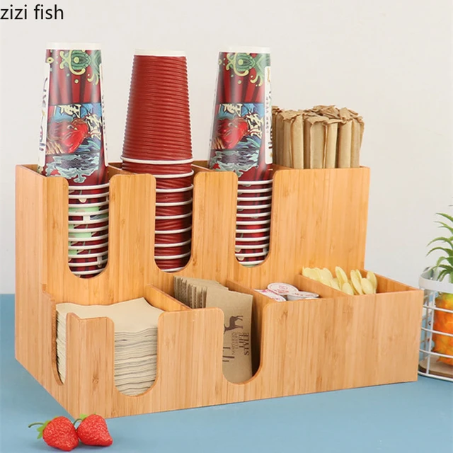 Wholesale 9 Compartments Bamboo Tea Box Coffee Tea Bag Storage Holder  Organizer For Kitchen Cabinets Home Tea Holders - AliExpress