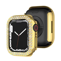 Diamond - Embellished Protective Case - 42mm series 10 (Gold)