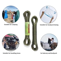 1 Roll  20m/787in  Portable utdoor Travel  PVC wrapped steel wire rope,Clothes Drying Rope,For Camping And Hiking, Handmade DIY 1
