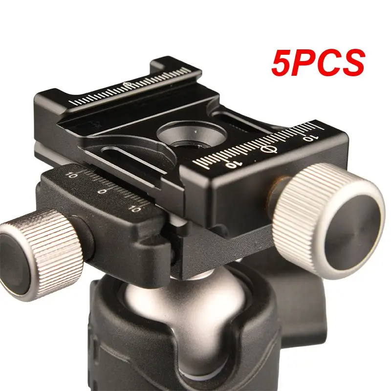 

5PCS Clamp Base Mount Universal Portable 1/4" Hole Arca-type For Camera Plate Clamp Aluminium Alloy Quick Release New Adapter