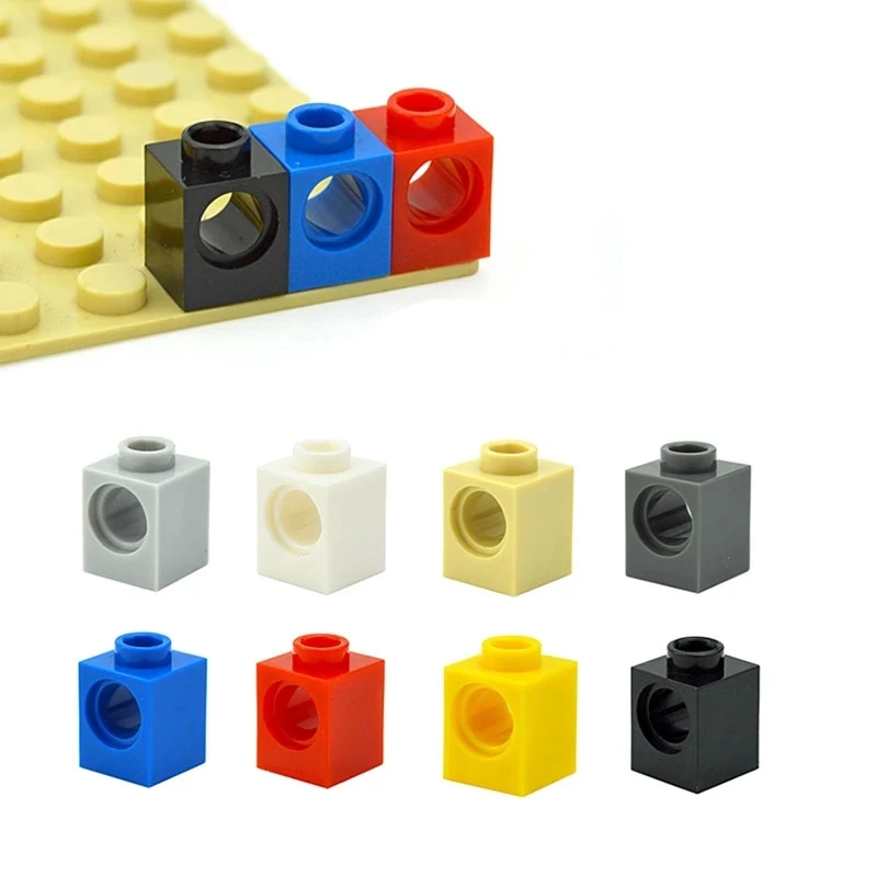 Technical Building Block MOC Combination Studded Long BeamHole Thick Bricks Compatible 3703 32018 3895 2730 3894 370