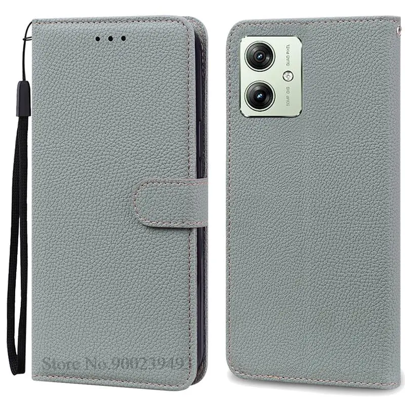 Elegant Silicone Leather Flip Wallet Case