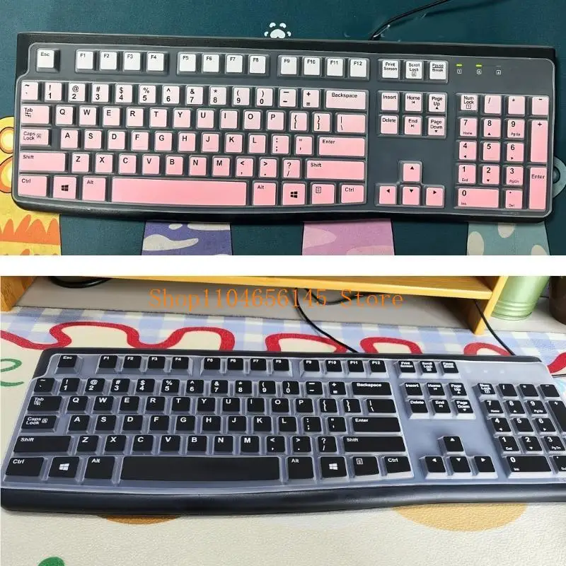 Dustproof Waterproof Transparent Silicone Keyboard Cover Protector