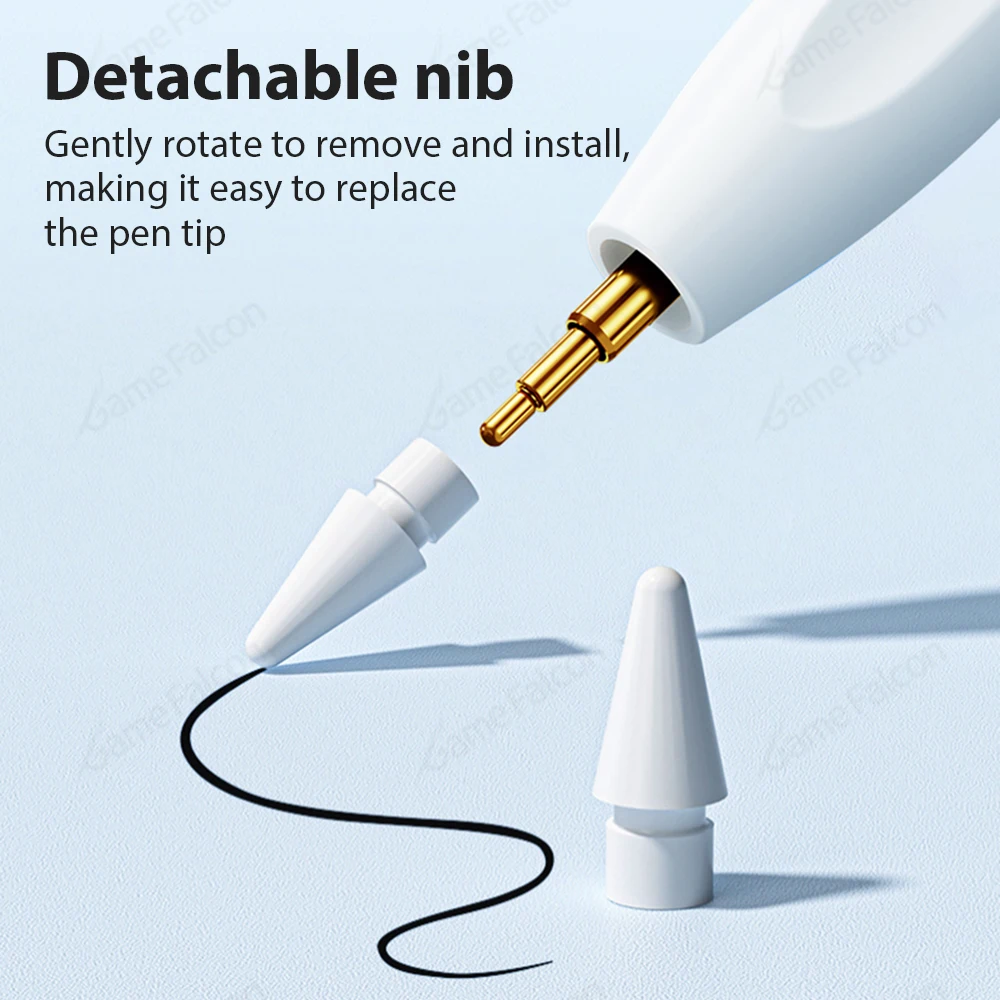 para Apple Pencil ° Ipad Pro 11 12.9 2023 2023 Air Stylus Pen para Ipad ° ° 10ª Geração Mini 10.2 Canetas Bluetooth Touch - Imagem 5