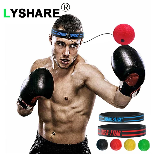  Boxing Reflex Ball Set, 3 Difficulty Level Boxing Fight Ball  with Headband, Boxing Ball on String, for Adult & Kids Improve Punching  Speed, Hand Eye Coordination Training, Reaction & Agility (