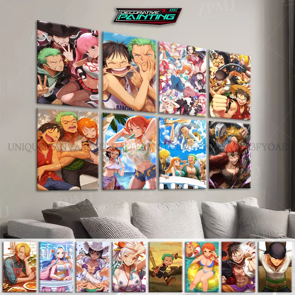 One Piece Home Decor Leinwand Malerei Anime Figuren Bilder Vinsmoke Sanji Wand Kunst HD Drucke Poster Kein Rahmen Für Wohnzimmer