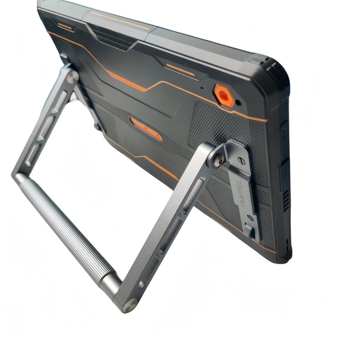 Luxo Original à Prova de Choque de Alumínio Tablet Stand Estojo de Couro Portátil Robusto Tampa para Oukitel Rt2 Rt6 Rt7 - Imagem 3