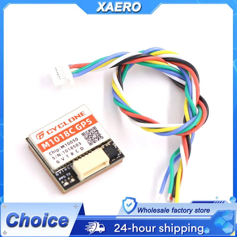 CYCLONE GPS-Modul der 10. Generation mit M10-Chip – UBLOX-Protokoll, unterstützt Beidou und GLONASS, mit Kompass für FPV und Starrflügel