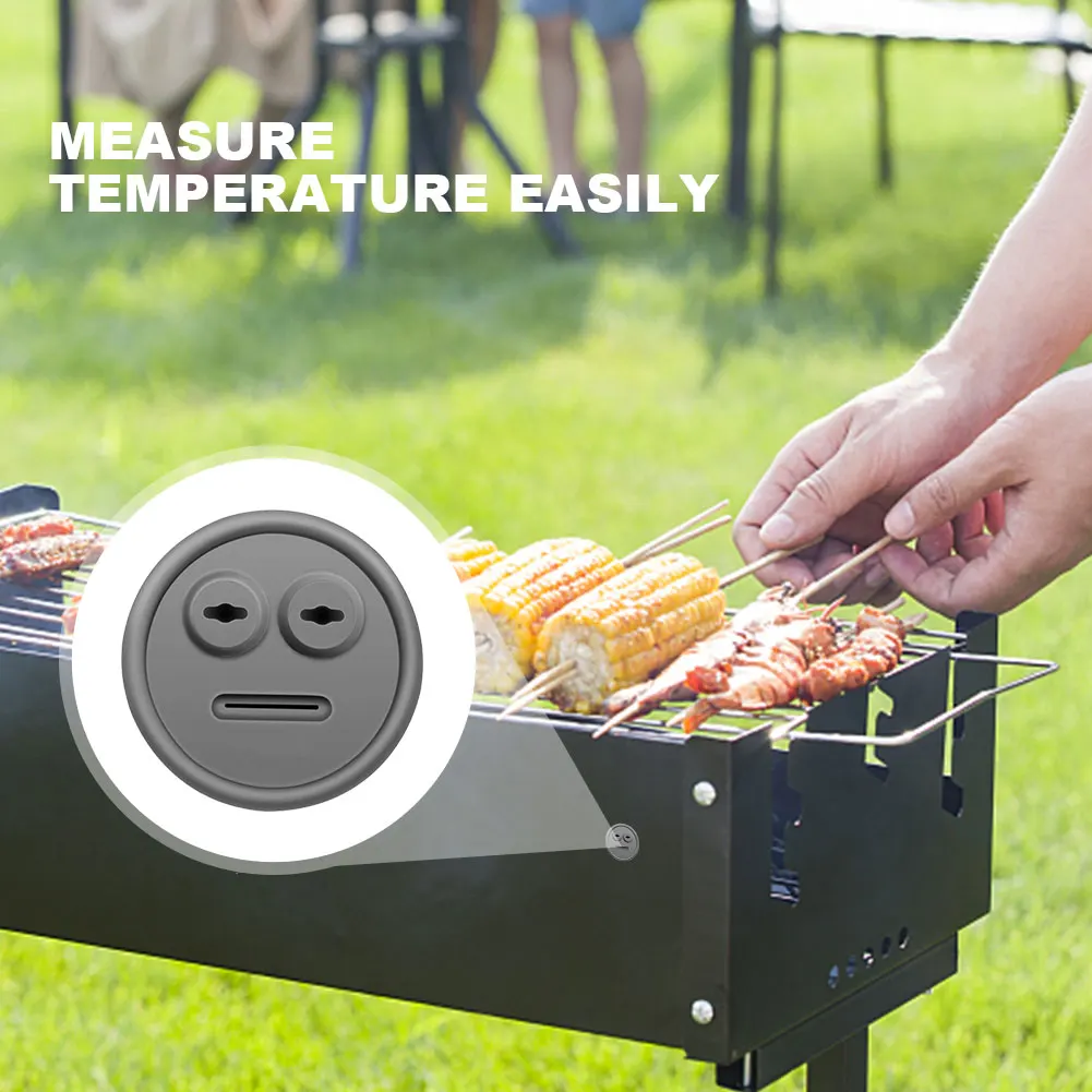 BBQ Grill Probe Grommet Food Grade Silicone Probe Gasket Heat Resistant Replacement Parts for Weber Smokey Grill Accessories