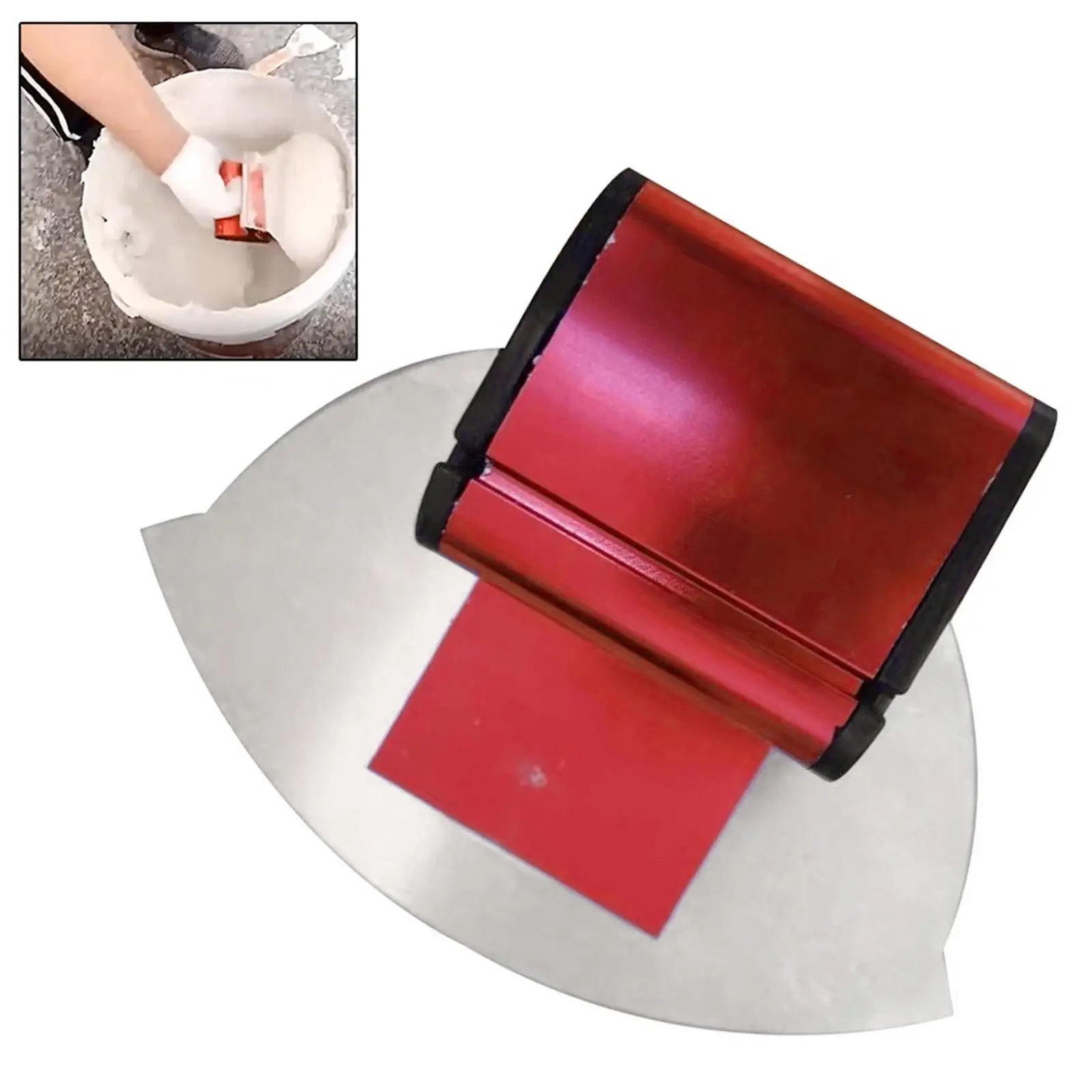 

Skimming Blade Durable Taping Portable Plastering Spatula Drywall Smoothing Tape on Flat and Butt Joints