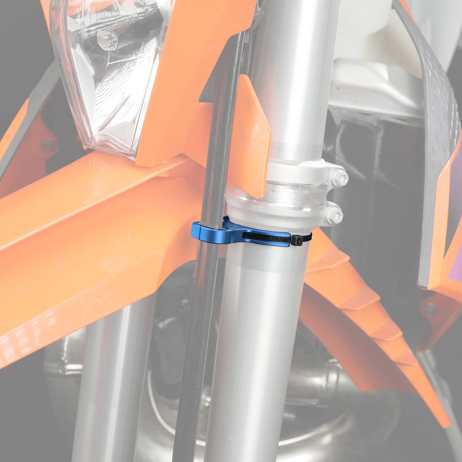 NICECNC Vordere Bremsschlauch-Führungsklemme für KTM 690 Enduro EXC 300 08-26 für Husqvarna 701 Supermoto TE300 GasGas EC300 – Detail 15