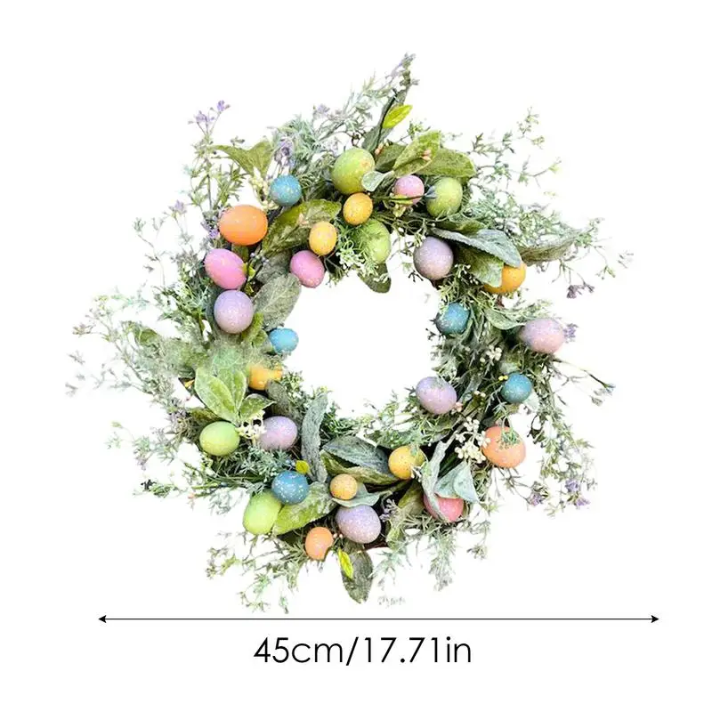 Outdoor Easter Door Decorations Garland Home Egg Decoration Decoration Props Easter Wreath
