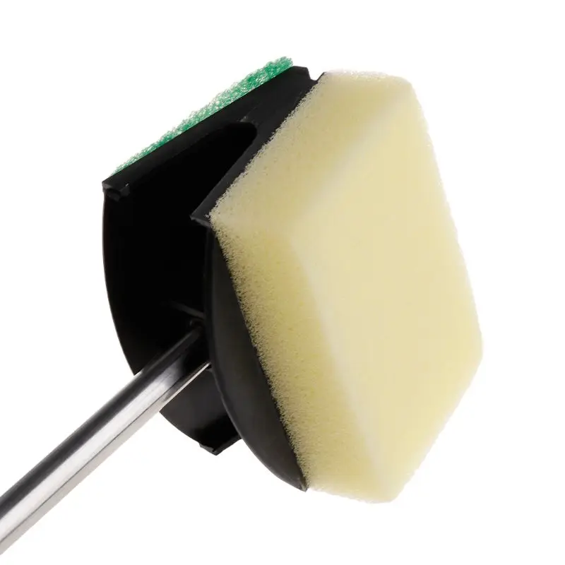 

Cleaning Brush Double Face Sponge Fish for Tank Aquarium Glass Algae Remover Scr M68E