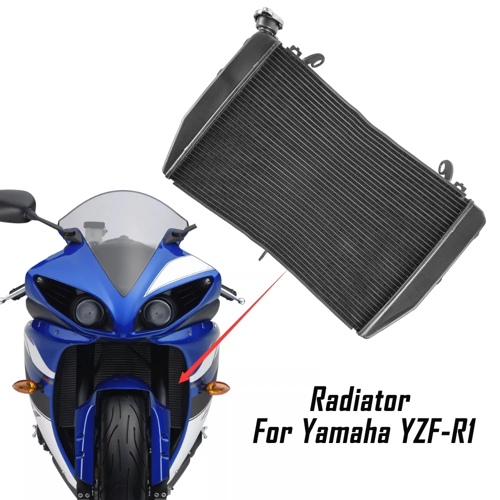 

Защита радиатора YZF R1, защитная крышка охлаждающего двигателя для Yamaha YZF-R1 2009 10 2011 2012 2013 2014, аксессуары для мотоциклов