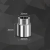 Stainless Steel Tube Extension Pipe Silver 10-60mm Bathroom Accessories Fittings For Water Pipes For Plumbing System 3