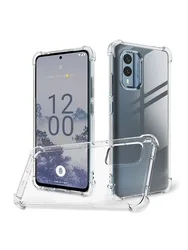Transparent Soft TPU Shockproof Phone Case - Protective Cover for Nokia C200 (Transparent)