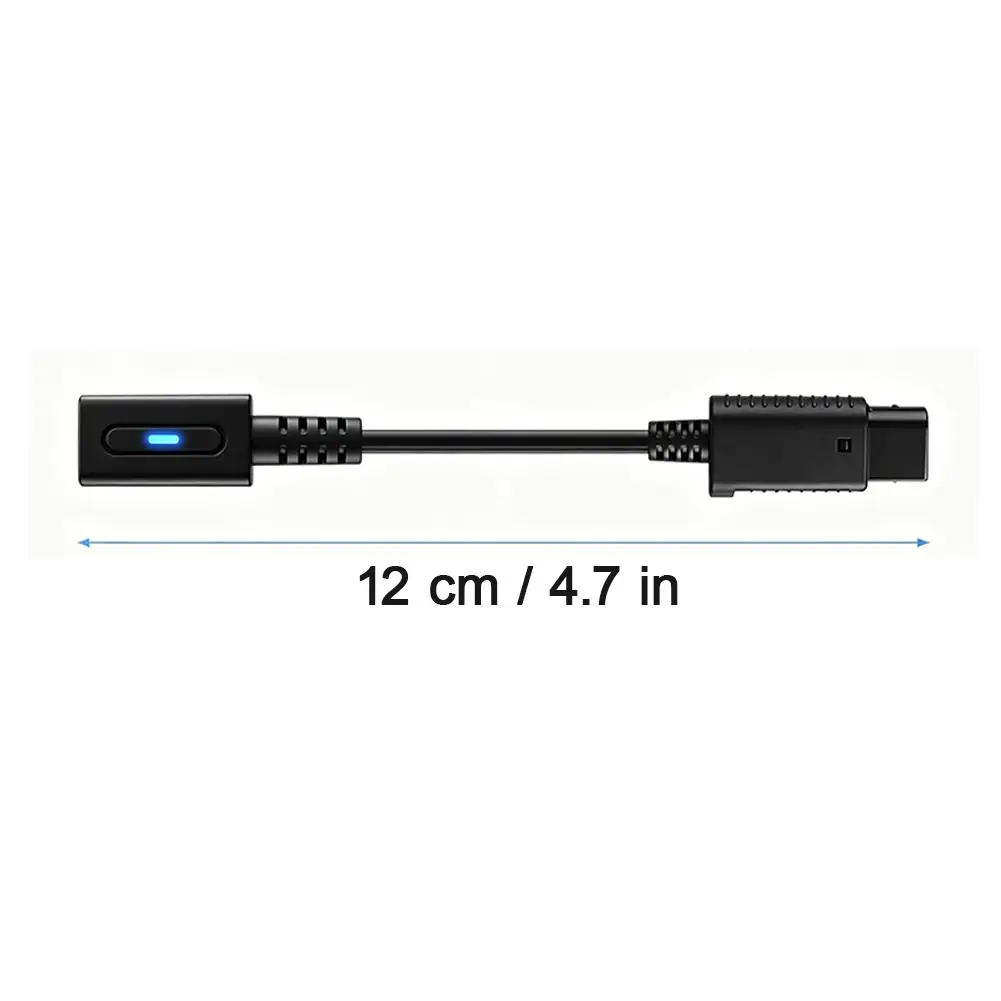 NGC 타입 C 전원 어댑터 케이블 12cm 45W PD 고속 충전 휴대용 USB C 컨버터 코드 게임큐브 게임 콘솔 액세서리