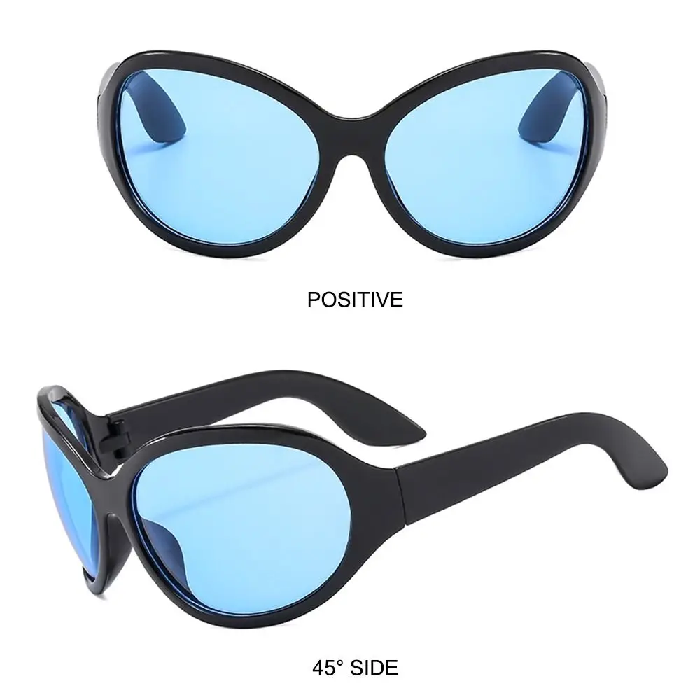 Coole übergroße UV400-Sonnenbrille, Sport-Sonnenbrille, Y2K-Farbtöne für Damen und Herren – Detail 20
