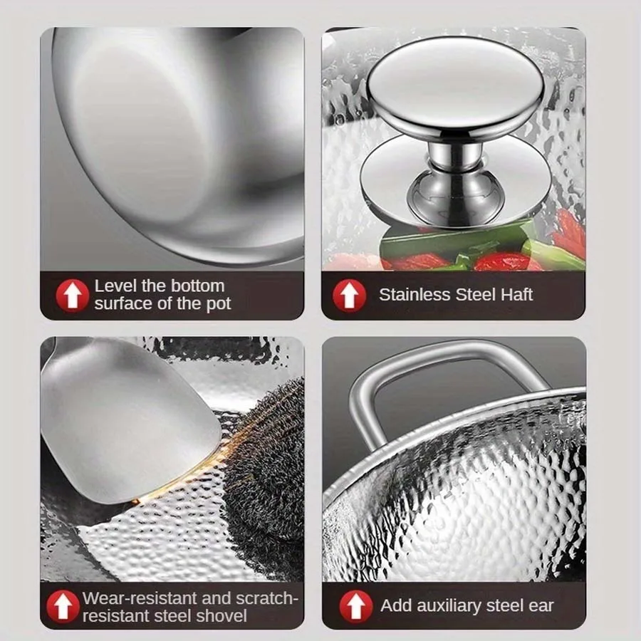 Titanium Round Bottom Wok 5