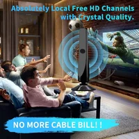 Antenne TV numérique terrestre intérieure HDTV-T verticale pour l'Europe et l'Amérique, modèle 2026, pour l'approvisionnement transfrontalier 5